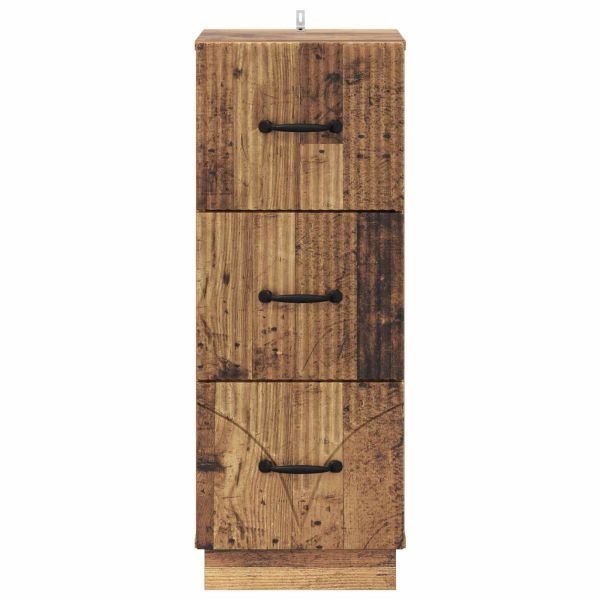 Чекмеджетен шкаф Старо дърво 33 x 34,5 x 87 см
