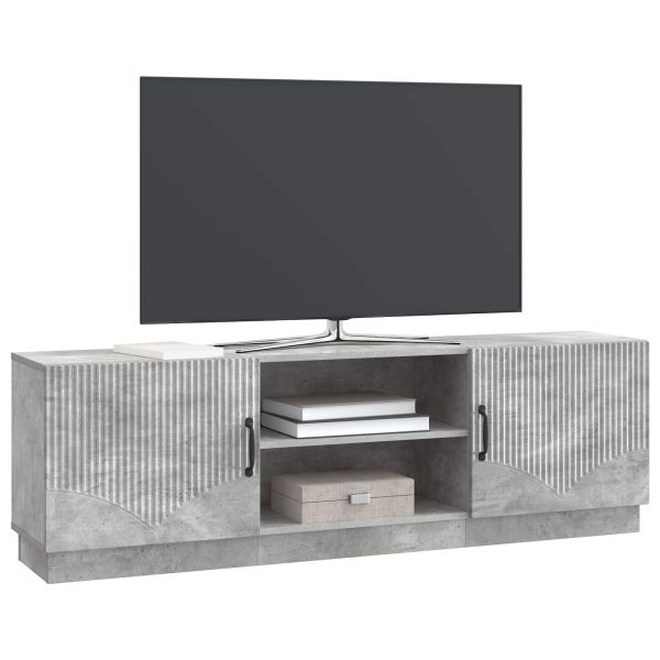 ТВ шкаф Бетонно сиво 150 x 31 x 47 см Инженерна дървесина