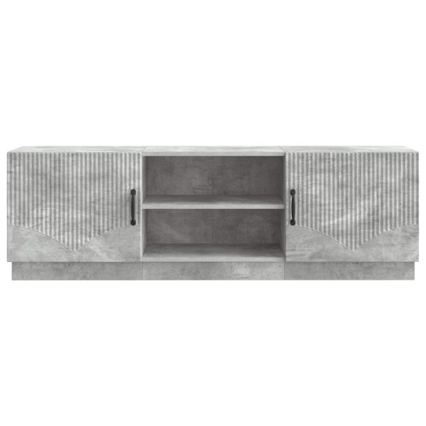 ТВ шкаф Бетонно сиво 150 x 31 x 47 см Инженерна дървесина