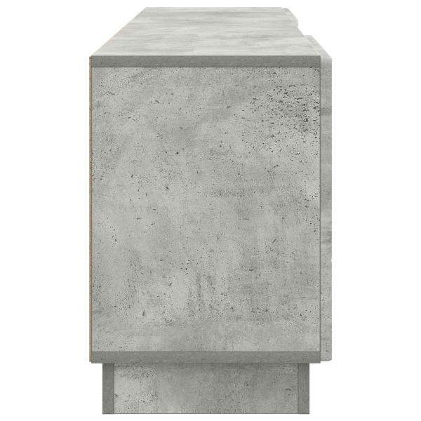 ТВ шкаф Бетонно сиво 150 x 31 x 47 см Инженерна дървесина