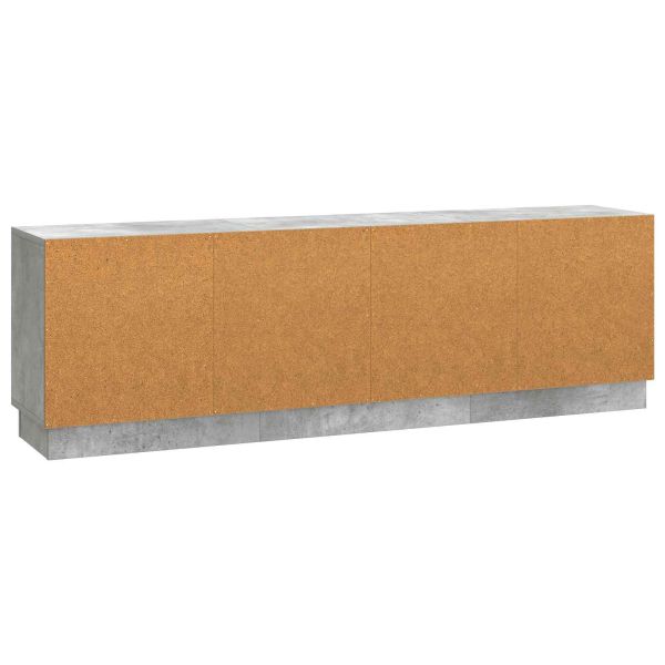 ТВ шкаф Бетонно сиво 150 x 31 x 47 см Инженерна дървесина