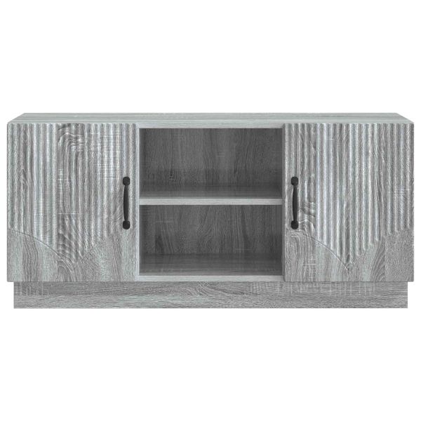ТВ шкаф Сива сонома 102 x 34,5 x 47 см Инженерна дървесина