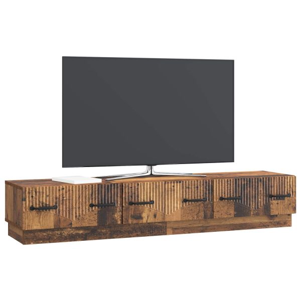 ТВ шкаф Старо дърво 147 x 34,5 x 27 см Инженерна дървесина