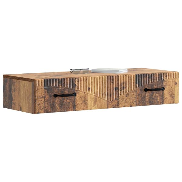 Стенен страничен масичка Старо дърво 87,5 x 34,5 x 17 см