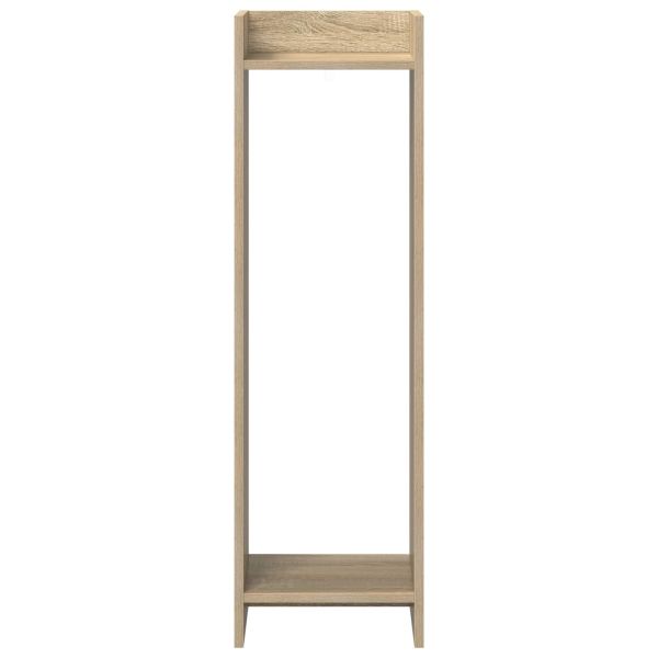 Стойка за растения с рафт 2 pcs Сонома дъб 30 x 30 x 100 см