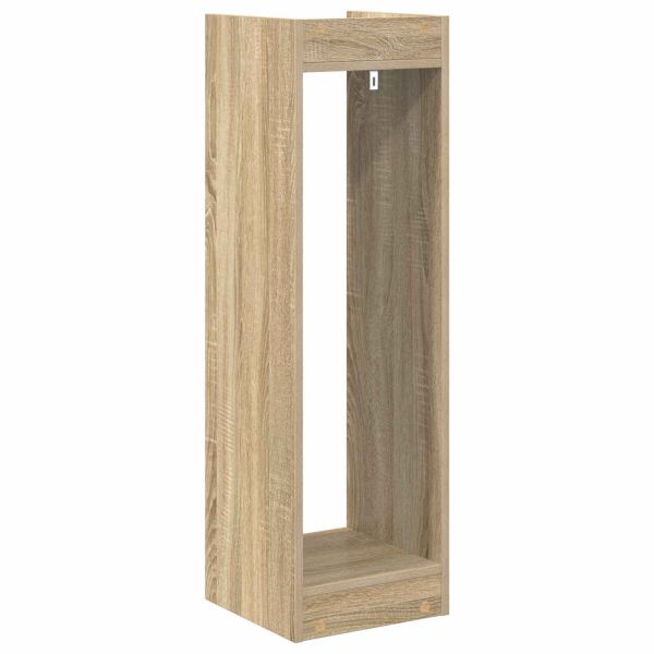 Стойка за растения с рафт 2 pcs Сонома дъб 30 x 30 x 100 см