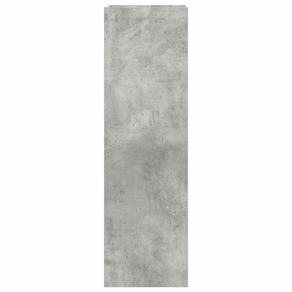 Стойка за растения с рафт 2 pcs Бетонно Сиво 30 x 30 x 100 см
