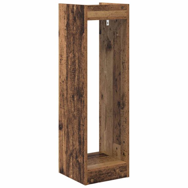 Стойка за растения с рафт Старо дърво 30 x 30 x 100 см