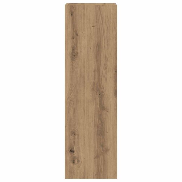 Стойка за растения с рафт 2 pcs Артизан Дъб 30 x 30 x 100 см