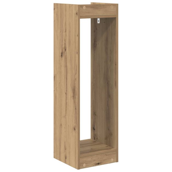 Стойка за растения с рафт 2 pcs Артизан Дъб 30 x 30 x 100 см