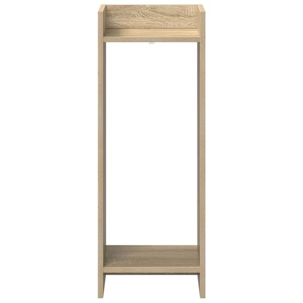 Стойка за растения с рафт 2 pcs Сонома дъб 30 x 30 x 80 cm