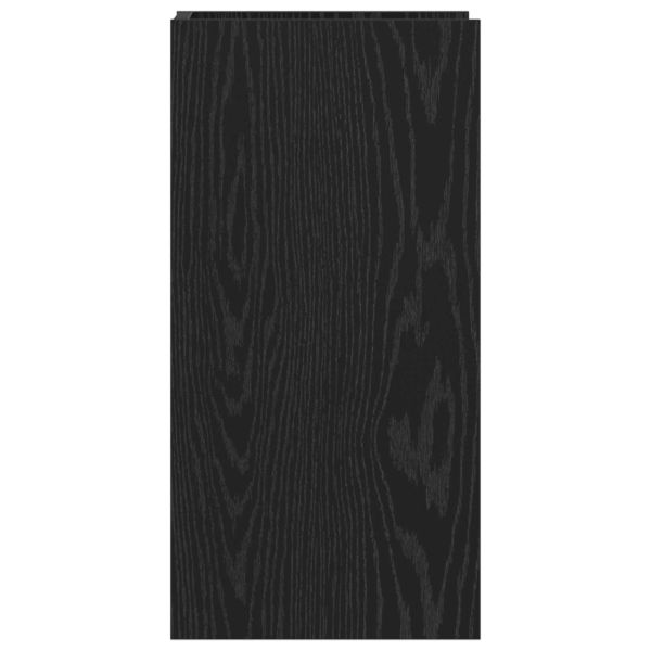 Стойка за растения с рафт Черен Дъб 30 x 30 x 60 cm