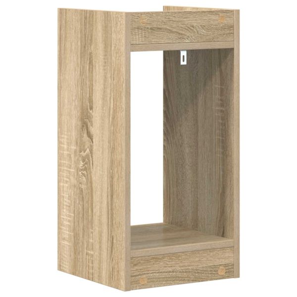 Стойка за растения с рафт 2 pcs Сонома дъб 30 x 30 x 60 cm