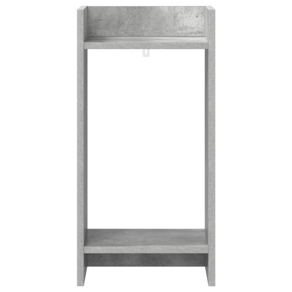 Стойка за растения с рафт 2 pcs Бетонно Сиво 30 x 30 x 60 cm