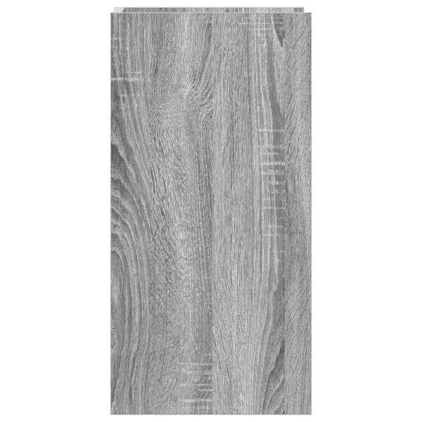 Стойка за растения с рафт 2 pcs Сиво Сонома 30 x 30 x 60 cm