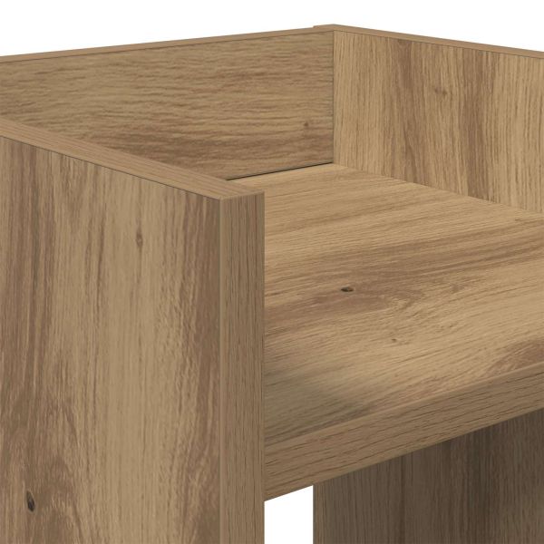 Стойка за растения с рафт Артизан Дъб 30 x 30 x 60 cm