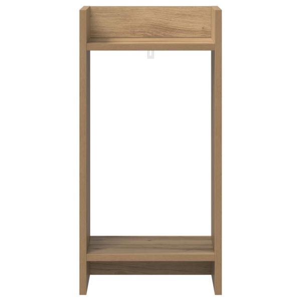 Стойка за растения с рафт 2 pcs Артизан Дъб 30 x 30 x 60 cm