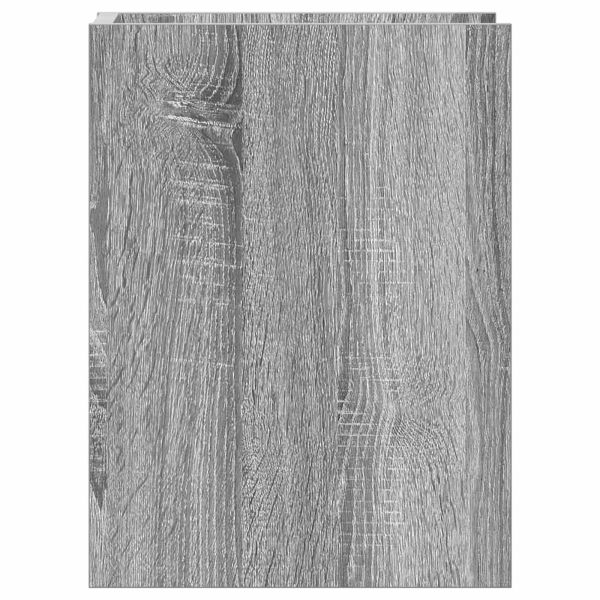 Стойка за растения с рафт 2 pcs Сиво Сонома 30 x 30 x 40 cm