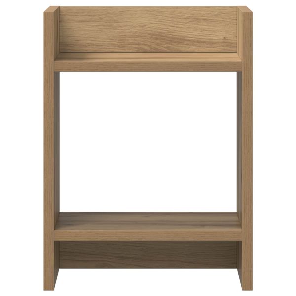 Стойка за растения с рафт 2 pcs Артизан Дъб 30 x 30 x 40 cm