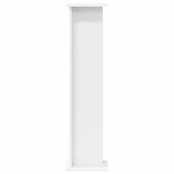 Стойка за растения 2 pcs Бял 25 x 25,5 x 100,5 см