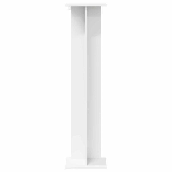 Стойка за растения 2 pcs Бял 25 x 25,5 x 100,5 см
