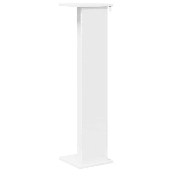 Стойка за растения 2 pcs Бял 25 x 25,5 x 100,5 см