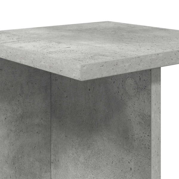 Стойка за растения Бетонно Сиво 25 x 25,5 x 100,5 см