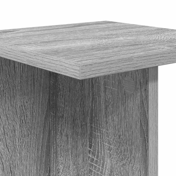 Стойка за растения 2 pcs Сиво Сонома 25 x 25,5 x 100,5 см