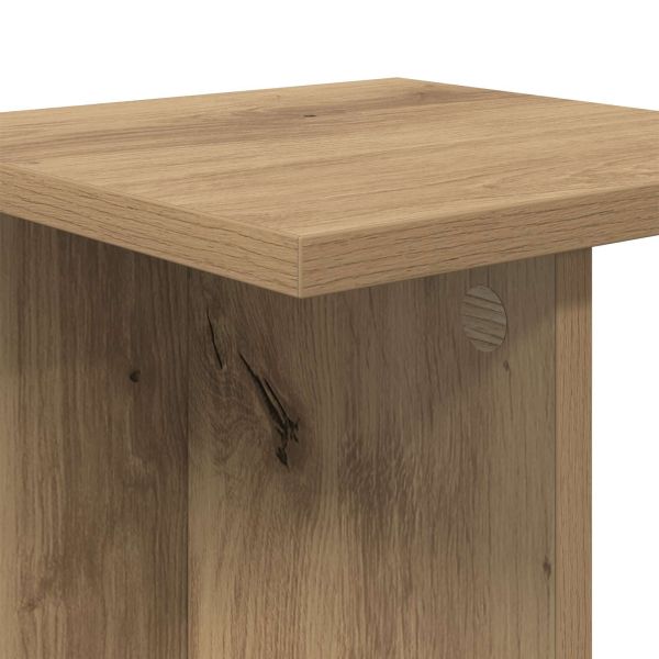 Стойка за растения 2 pcs Артизан Дъб 25 x 25,5 x 100,5 см