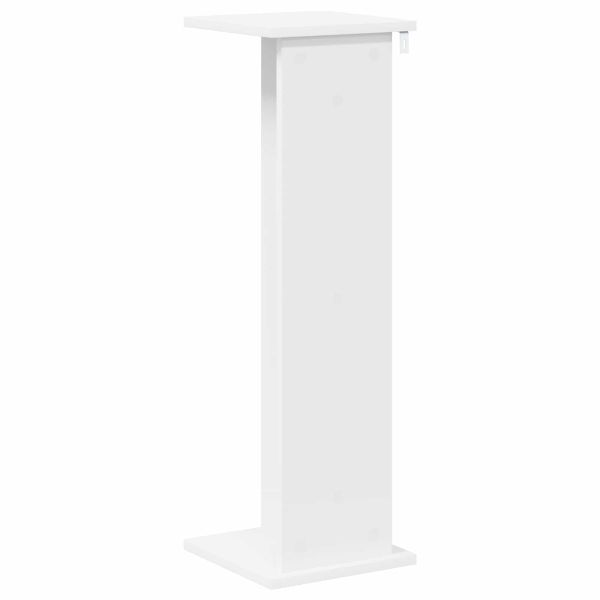 Стойка за растения 2 pcs Бял 25 x 25,5 x 80,5 см