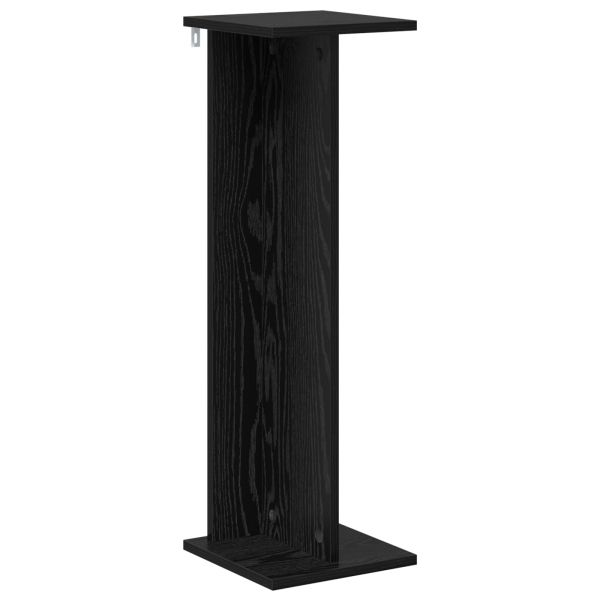 Стойка за растения Черен Дъб 25 x 25,5 x 80,5 см