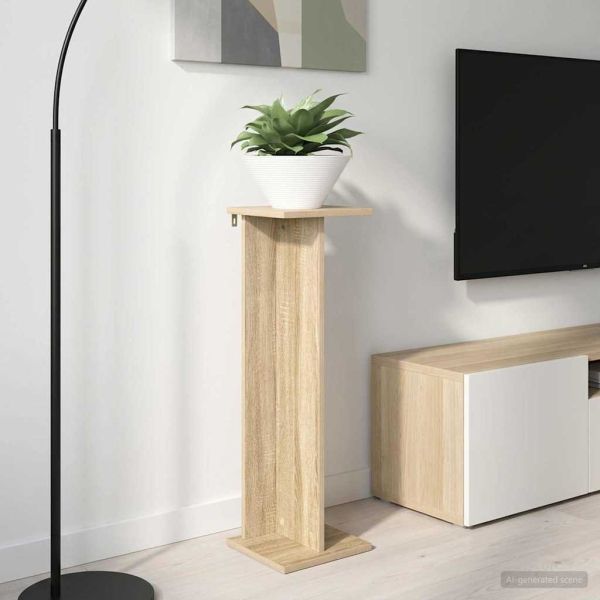 Стойка за растения Сонома дъб 25 x 25,5 x 80,5 см