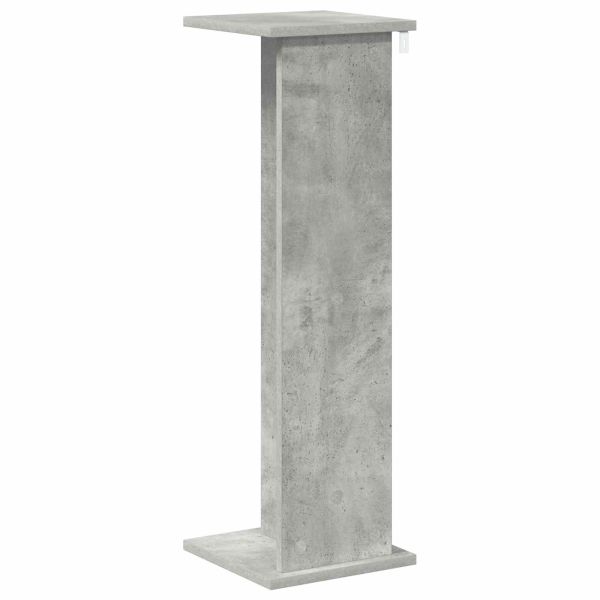 Стойка за растения 2 pcs Бетонно Сиво 25 x 25,5 x 80,5 см