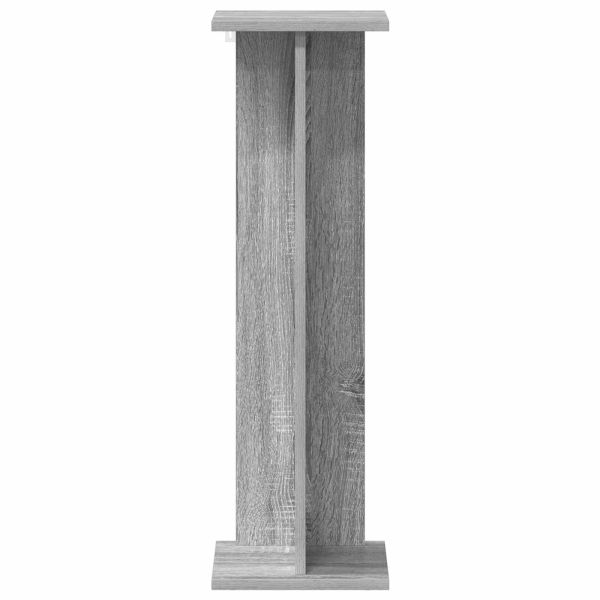 Стойка за растения 2 pcs Сиво Сонома 25 x 25,5 x 80,5 см