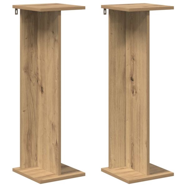 Стойка за растения 2 pcs Артизан Дъб 25 x 25,5 x 80,5 см