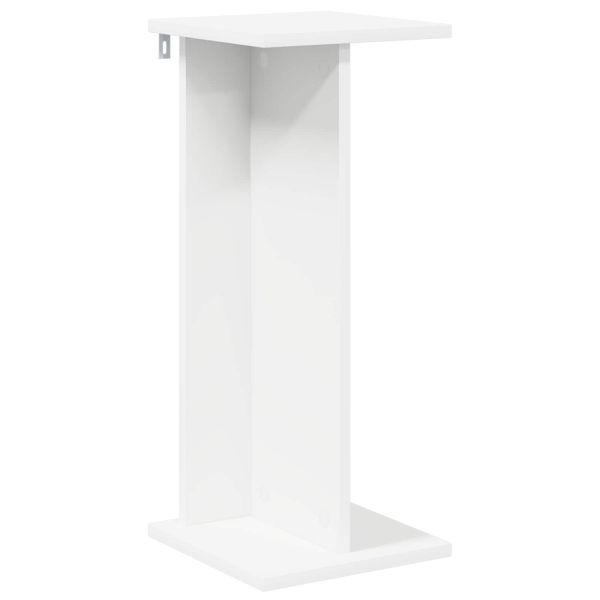 Стойка за растения Бял 25 x 25,5 x 60,5 см