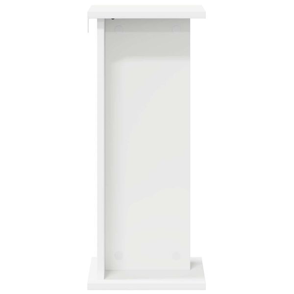 Стойка за растения 2 pcs Бял 25 x 25,5 x 60,5 см