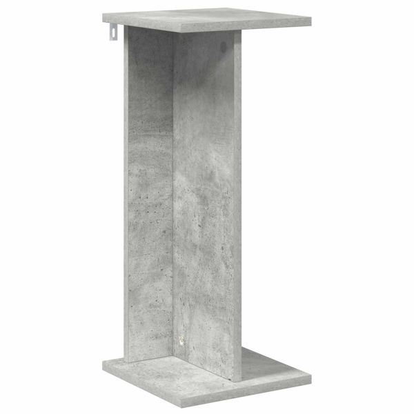 Стойка за растения Бетонно Сиво 25 x 25,5 x 60,5 см