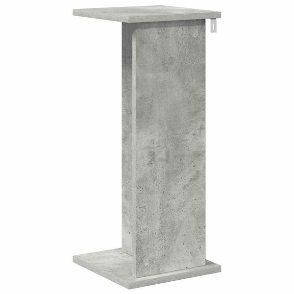 Стойка за растения Бетонно Сиво 25 x 25,5 x 60,5 см