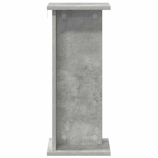 Стойка за растения 2 pcs Бетонно Сиво 25 x 25,5 x 60,5 см