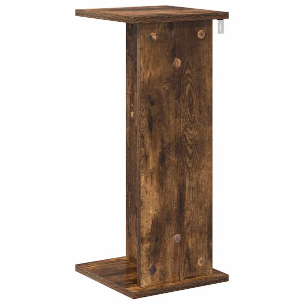 Стойка за растения 2 pcs Пушена Дъб 25 x 25,5 x 60,5 см