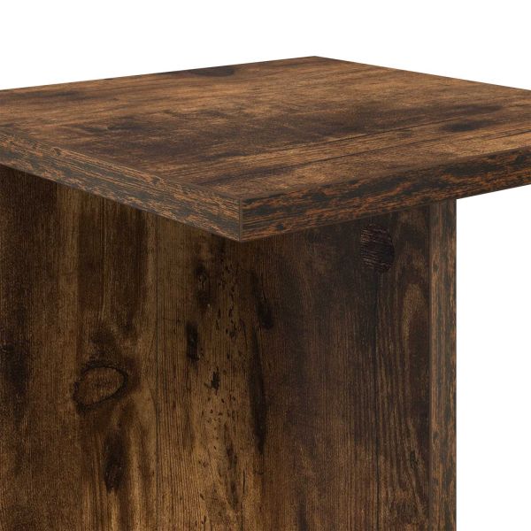 Стойка за растения 2 pcs Пушена Дъб 25 x 25,5 x 60,5 см