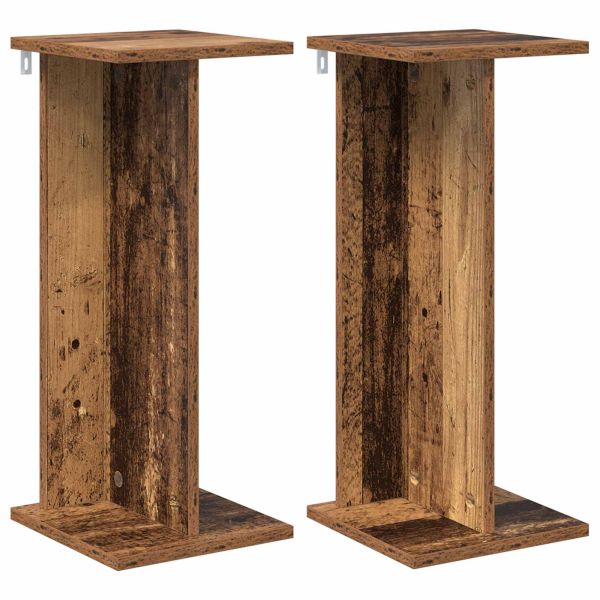 Стойка за растения 2 pcs Старо дърво 25 x 25,5 x 60,5 см