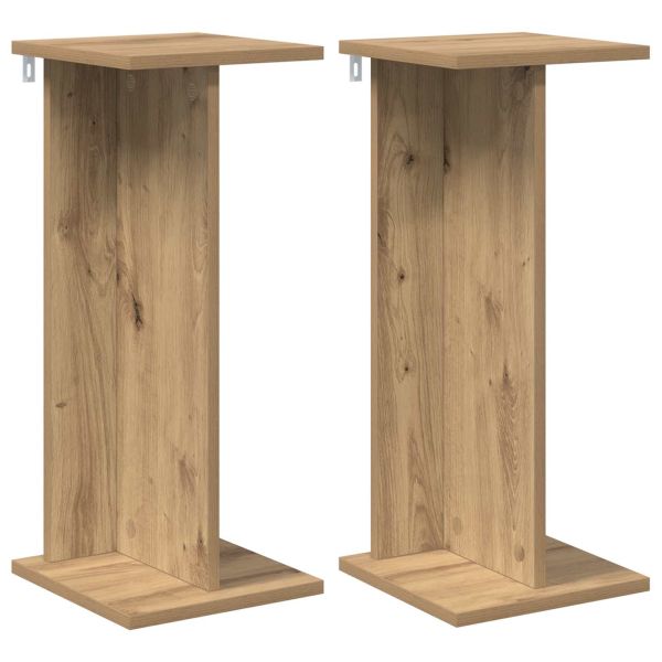 Стойка за растения 2 pcs Артизан Дъб 25 x 25,5 x 60,5 см