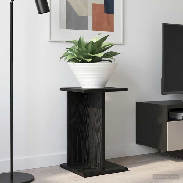 Стойка за растения Черен Дъб 25 x 25,5 x 40,5 см