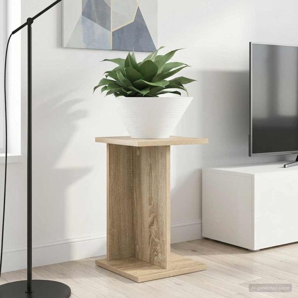 Стойка за растения 2 pcs Сонома дъб 25 x 25,5 x 40,5 см