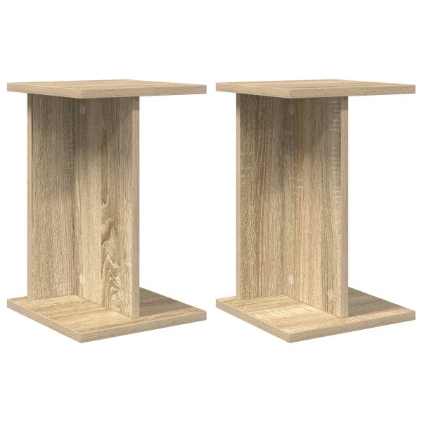 Стойка за растения 2 pcs Сонома дъб 25 x 25,5 x 40,5 см