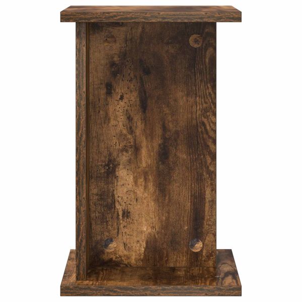 Стойка за растения 2 pcs Пушена Дъб 25 x 25,5 x 40,5 см