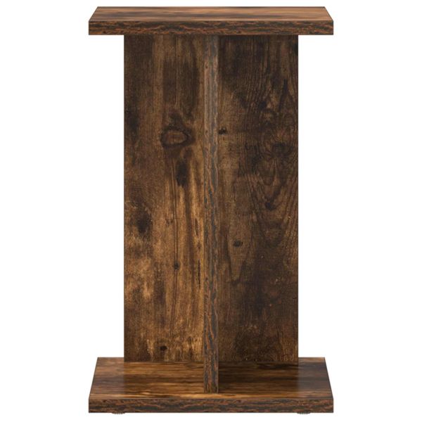 Стойка за растения 2 pcs Пушена Дъб 25 x 25,5 x 40,5 см