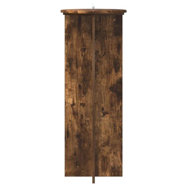 Стойка за растения 2 pcs Опушен дъб Ø40 x 100 см
